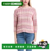 Cashmere Sweater Space 自营Autumn Dye Cable pink 美国奥莱