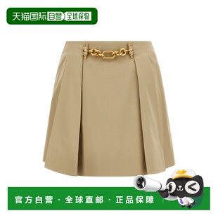 1h可退 香港直邮潮奢 Balmain 巴尔曼 女士 链条半身裙 GF1LBB34C