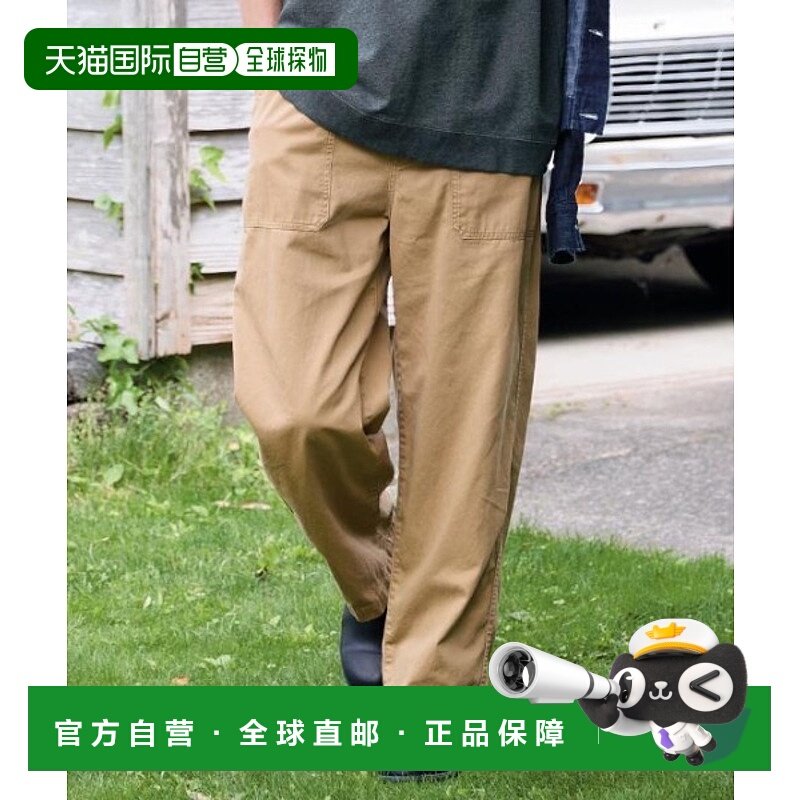 1h可退 日本直邮Sunny clouds 男装 宽松五分 棉质工装裤 裤腰松