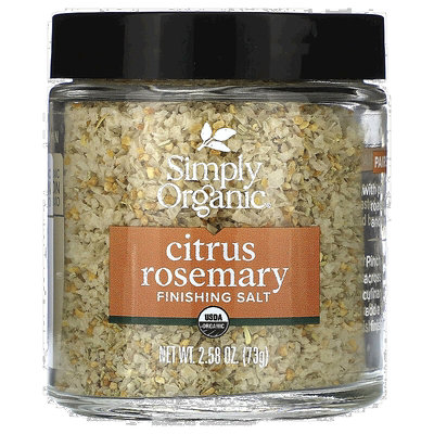 香港直邮Simply Organic,调味盐，柑橘迷迭香味，2.58 盎司（73