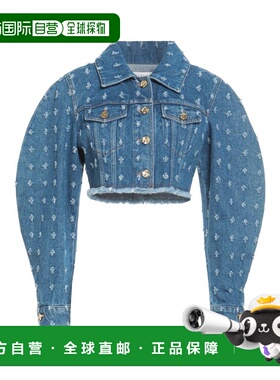 1h可退 香港直邮Nina Ricci 莲娜丽姿 女士 牛仔布夹克 blue蓝色
