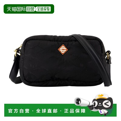 1h可退 香港直邮Casablanca 男士 CAMERA 挎包 APF25BAG15601BLAC