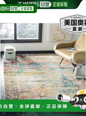 自营Safavieh Monaco 系列 MNC262M - 青色 / 橙色 【美国奥莱】