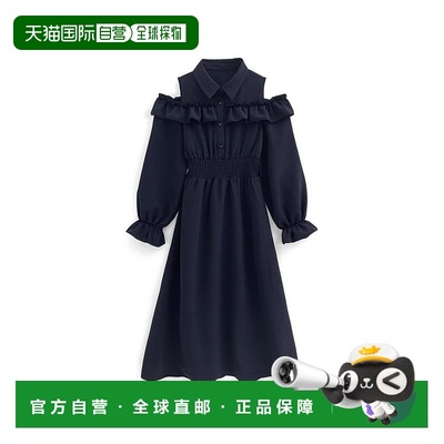 日本直邮日潮 GRL 露肩荷叶边衬衫连衣裙 tg790裙子优雅