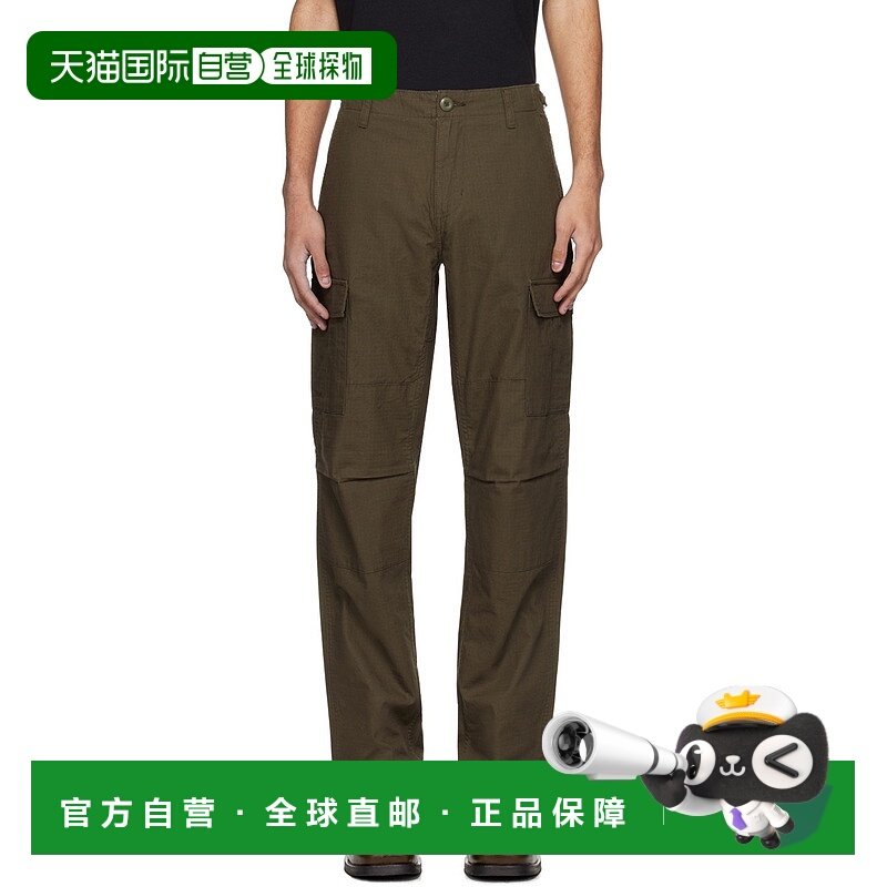香港直邮潮奢 CARHARTT WIP 男士 绿色 Aviation 工装裤 I032468,运动服/休闲服装,运动套装,淘宝优惠券,粉丝福利购,淘宝优惠卷
