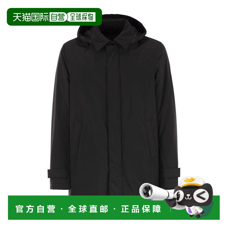 1h可退 香港直邮HERNO 男士羽绒服 PI001242U128409300 CO 黑色 P