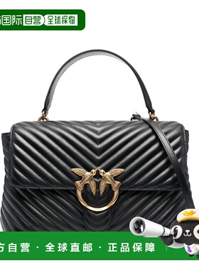 香港直邮PINKO 女士单肩包  100042A0GKZ99Q SS2025黑色手提包
