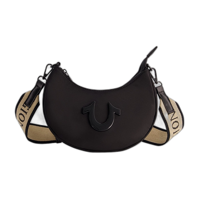 自营True Religion 迷你 Crescent Hobo - 黑色 美国奥莱直发