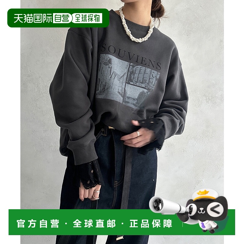 1h可退 日本直邮DouDou 女装 后拉链设计 里起绒长袖T恤 DDZ10524