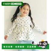 袖 1h可退 口蝴蝶结 cours儿童宽松花柄长袖 T恤 日本直邮apres les