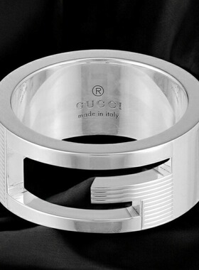 日本直邮古驰 (Gucci) 男女士戒指 032660-09840 银色
