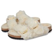 Birkenstock Big 勃肯 潮奢 女士 Arizona Teddy 搭扣凉拖