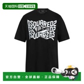 香港直邮Dsquared2 black黑色 二次方 1h可退 男士 T恤 舒适时尚