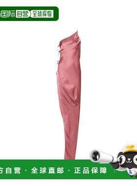 香港直邮Rick Owens PORTERVILLE TACO斜襟礼服裙 RP02D3578SCH