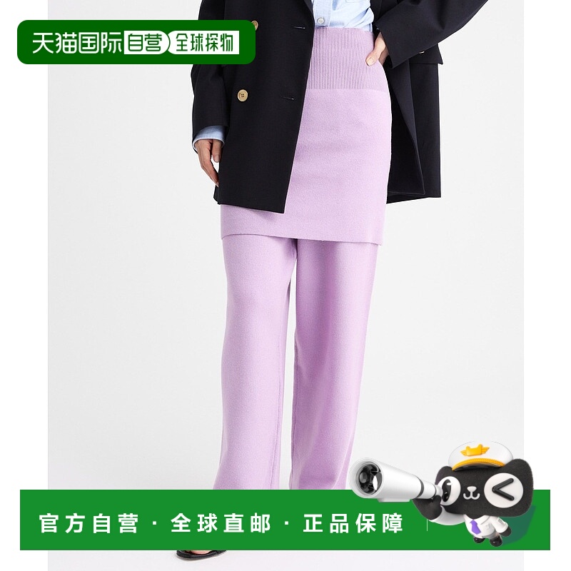 1h可退 日本直邮BABYLONE 女士棉卡其混纺针织裤 248817休闲裤