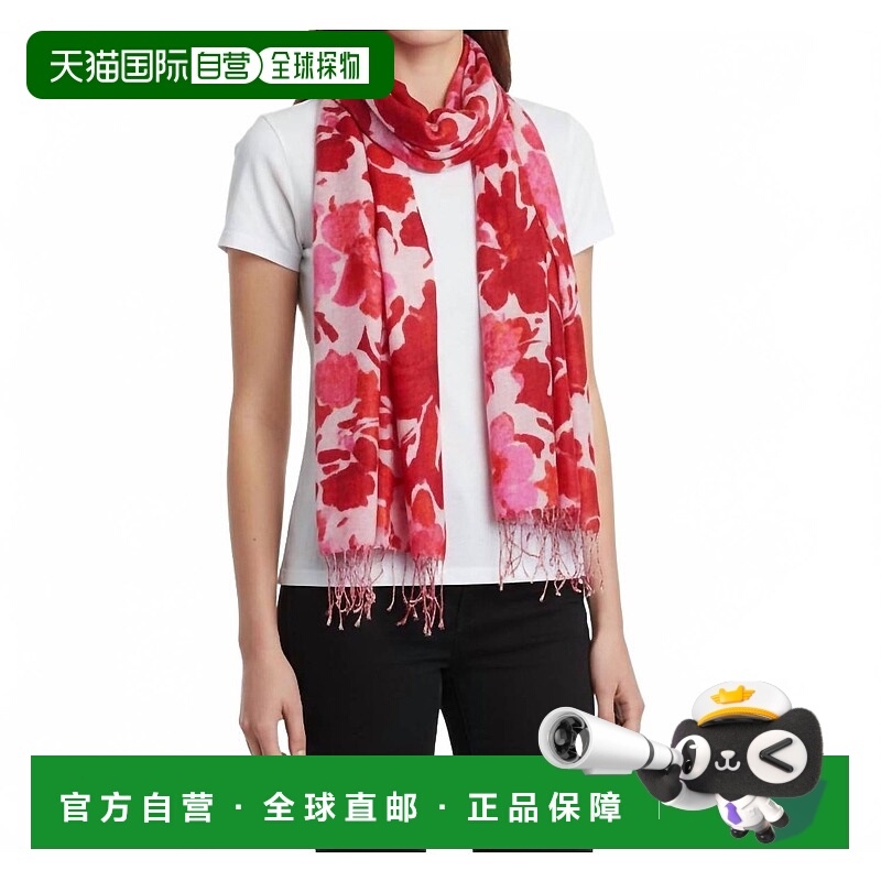 自营tolaniAbyss Scarf In Coral - coral 美国奥莱直发