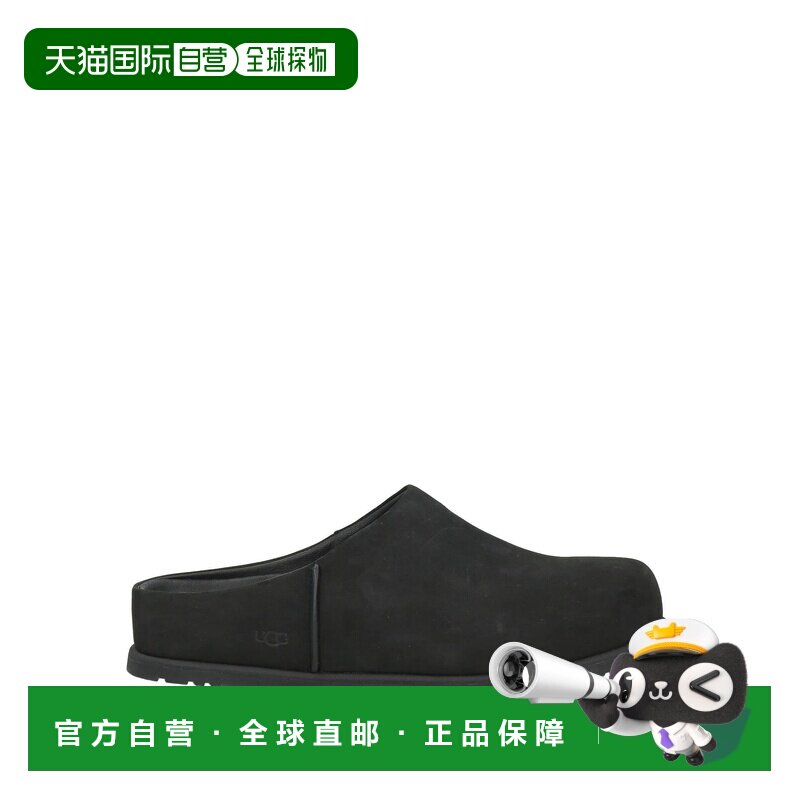 香港直邮Ugg 男士 Mules 木屐 black黑色 舒适时尚拖鞋半拖鞋图片