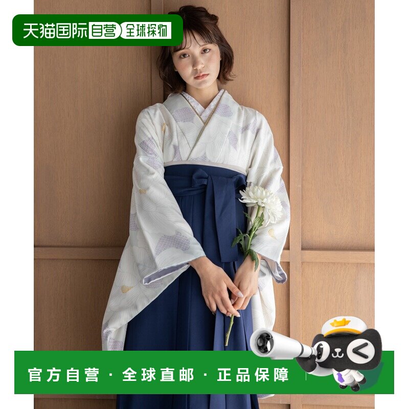 1h可退 日本直邮ゆかた館グレース 女装 毕业式原创和服 袴三件套