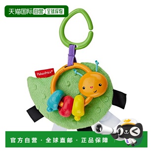 【日本直邮】费雪fisherprice 新生儿毛毛虫拨浪鼓响板挂件玩具 D