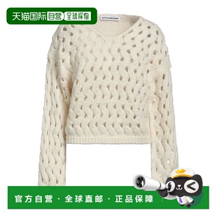 and barn 女士毛衣 1h可退 针织衫 attic V领长袖 意 美国直邮