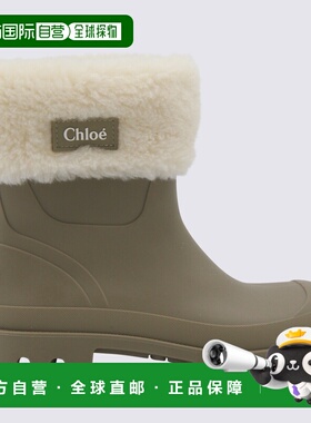 香港直邮CHLOÉ 女童童靴 C2069765E AW2025 绿色 Chlo boots