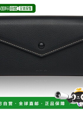 【日本直邮】Legato Largo 长款钱包 胡桃木牡丹 LJ-X0163 BK口袋