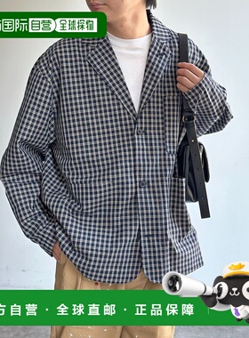 1h可退 日本直邮U.S. POLO ASSN. 男女同款 格纹衬衫式西服外套