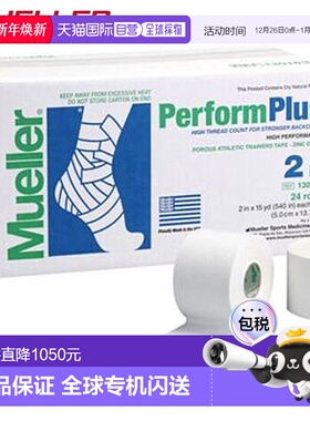 日本直邮Mueller Perform Plus 运动训练胶带 50 毫米宽 24 片装