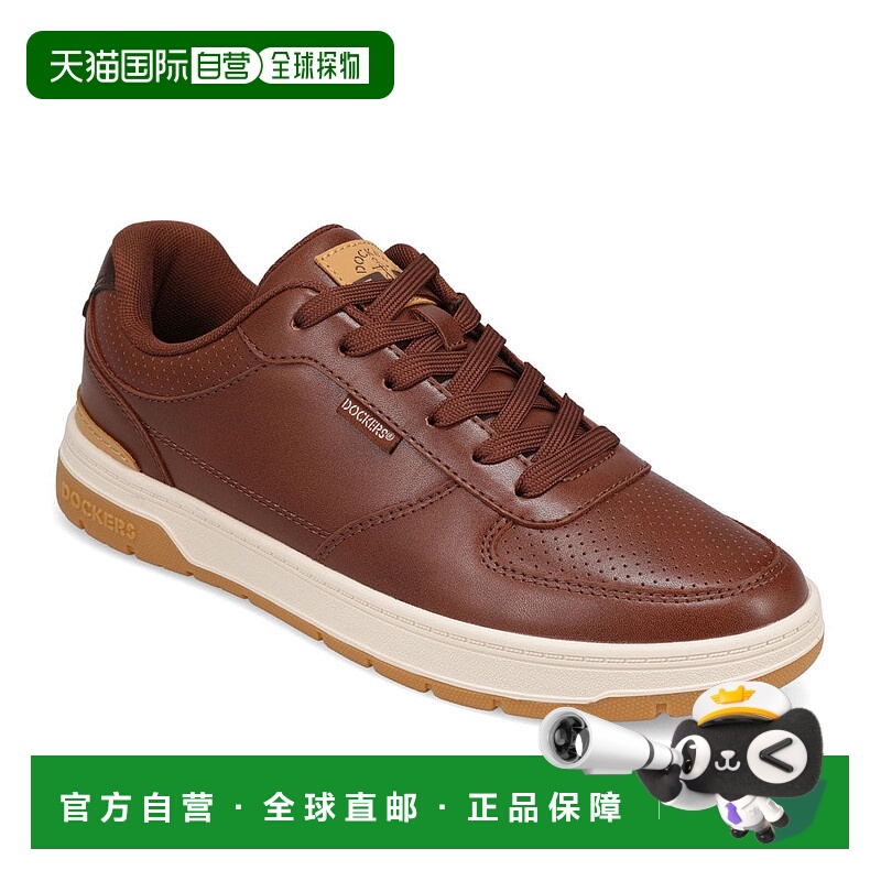 自营Dockers Mens Frederick Synthetic Leather Casual Sneaker