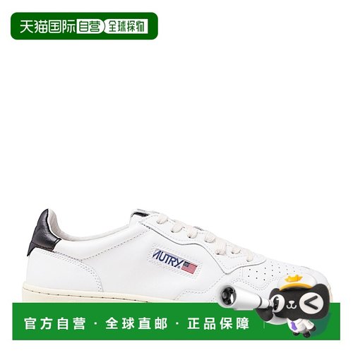 香港直邮AUTRY 男士 MEDALIST 白色黑色皮质运动鞋 AULMLL22