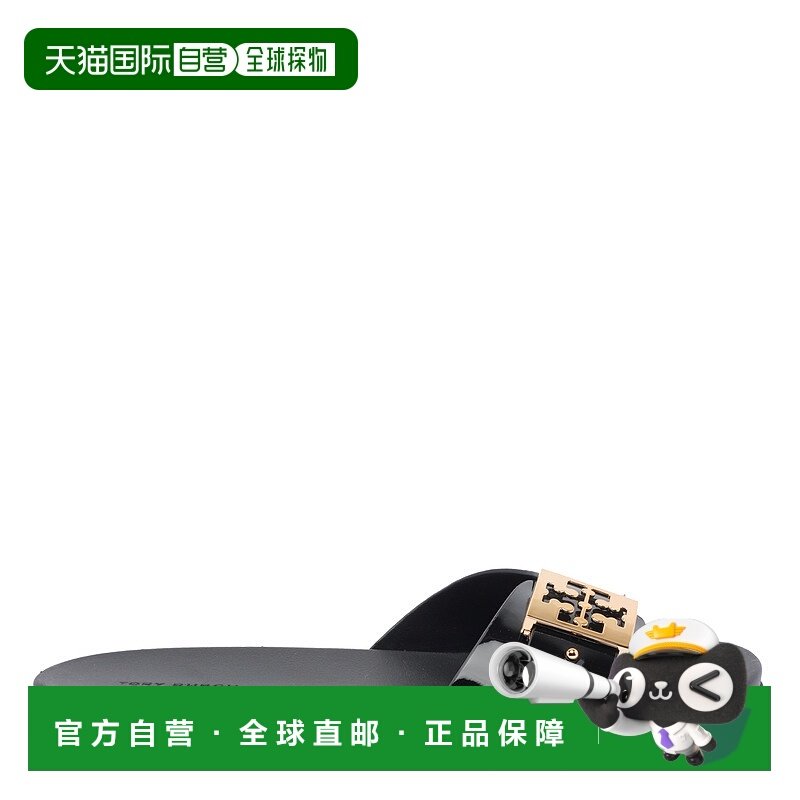 香港直邮TORY BURCH 女士凉鞋 157872001 AW2025 黑色 Slide Buck