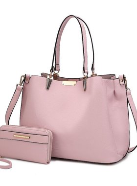 mia k collection【美国奥莱】直发 Kane 公文包带钱包 - 粉红色