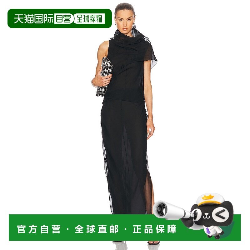 1h可退 香港直邮KHAITE 女士 Jeanty 连衣裙 54863001 black黑色,女装/女士精品,礼服/晚装,淘宝优惠券,粉丝福利购,淘宝优惠卷