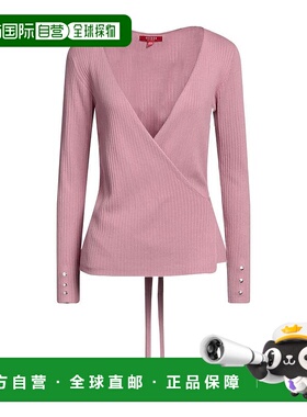 1h可退 【美国直邮】GUESS 女士精品毛衣 Shrug 轻质针织 深领口