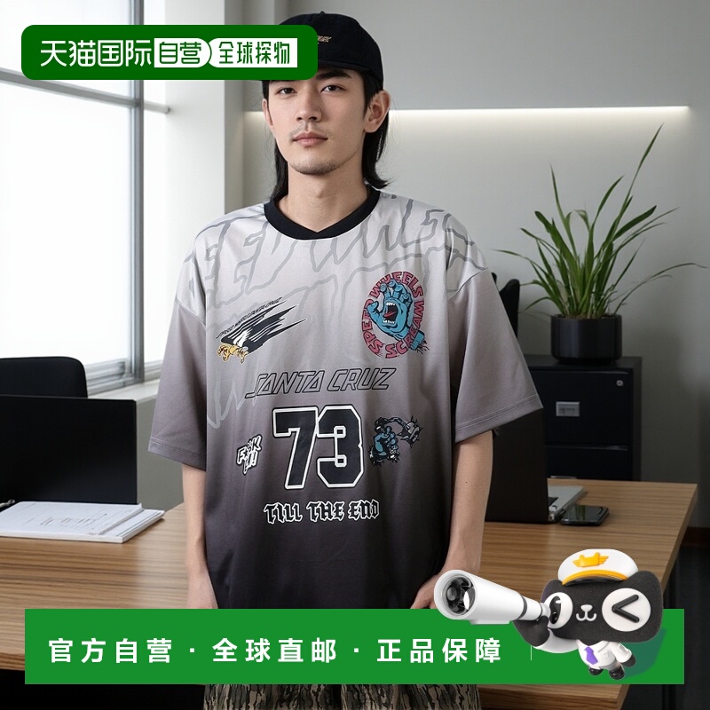 1h可退 日本直邮SANTA CRUZ 男女通用宽松版短袖T恤 502253406