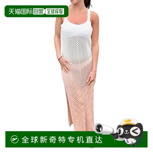 直发 自营 vintage havana焦糖色浸染钩针长裙 美国奥莱