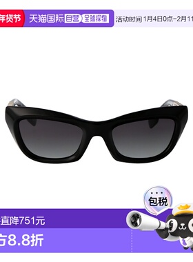 香港直邮BURBERRY 女士太阳镜 0BE440930018G AW2025 黑色 Sungla