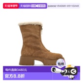 Heeled 香港直邮COACH ankle AW2025 浅棕色 女士靴子 CCH850PP1