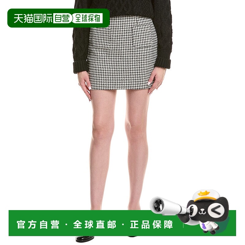 自营Lea & Viola Tweed Skirt - black 美国奥莱直发