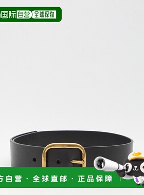 香港直邮LOEWE 女士腰带 E619244XAI8654 CO 黑色 徽标腰带