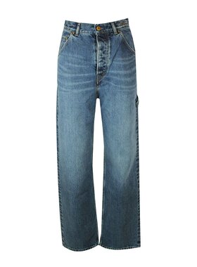 CHLOÉ 女士休闲裤 C22SDP5715645D SS2022 蓝色