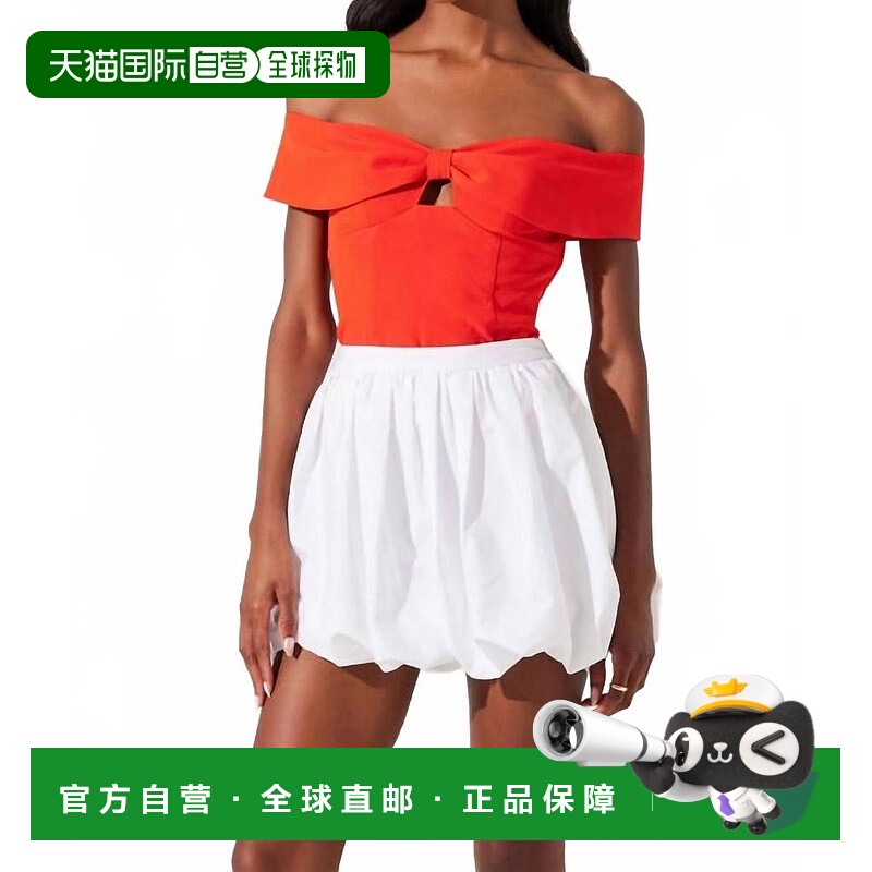 1h可退 【美国直邮】astr the label 女士 衬衫短袖上衣