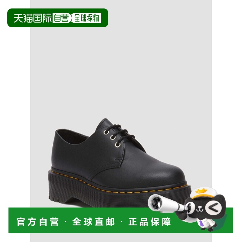韩国直邮DR.MARTENS马丁博士正品休闲皮鞋男款1461 Quad Black Ge