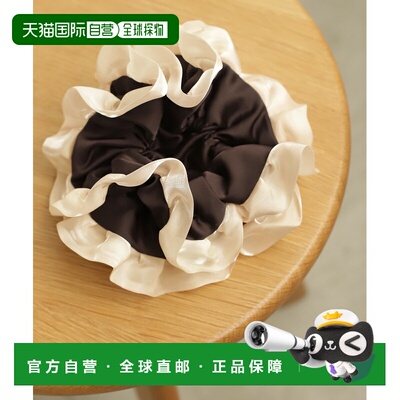 日本直邮ANE MONE 女士 双色荷叶边发圈 DG220100【付后1h可退】