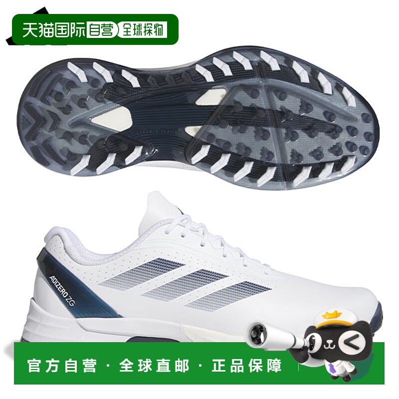 日本直邮阿迪达斯高尔夫 Adizero ZG25 NLC98 无钉高尔夫球鞋白色