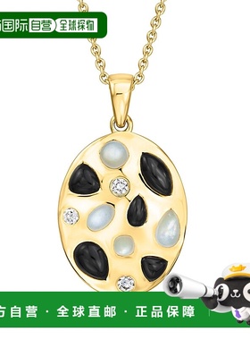 自营Ross-Simons Onyx, Mother-Of-Pearl and . Lab-Grown Diamon