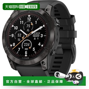 【日本直邮】Garmin佳明fenix7X pro GPS手表 灰/黑 010-02778-52