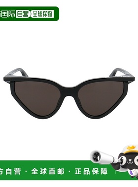 香港直邮BALENCIAGA 女士太阳镜 BB0101S001 AW2025 黑色 Sunglas