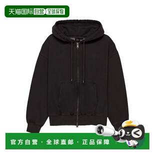 自营欧洲直邮Vans LX男士黑色棉休闲连帽卫衣帽衫