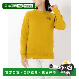 日本直邮 THE NORTH FACE 左胸logo后背印花加绒针织上衣 卫衣